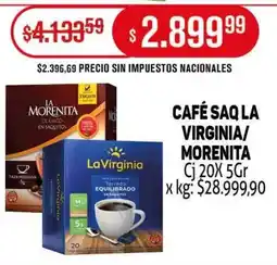Makro Lavirginia/ la morenita café saq oferta