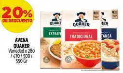 Makro Quaker avena variedad oferta