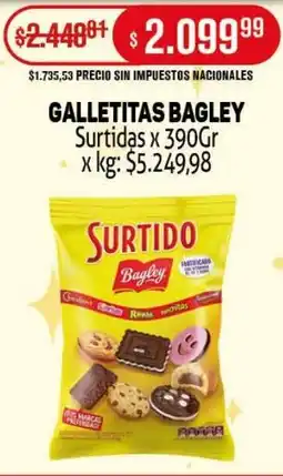 Makro Bagley galletitas surtidas oferta