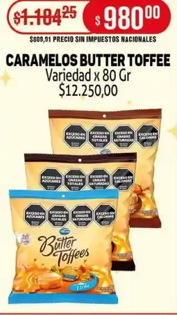 Makro Caramelos butter toffee variedad oferta