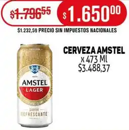 Makro Amstel cerveza oferta