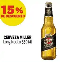 Makro Miller cerveza long neck oferta