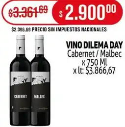 Makro Day vino dilema cabernet/malbec oferta