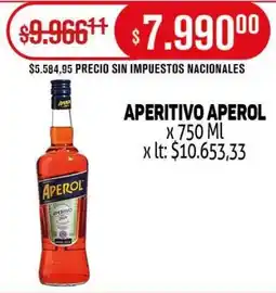 Makro Aperol aperitivo oferta