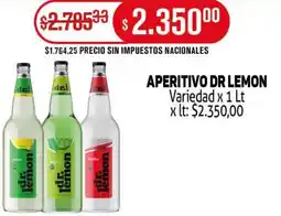 Makro Dr lemon aperitivo variedad oferta