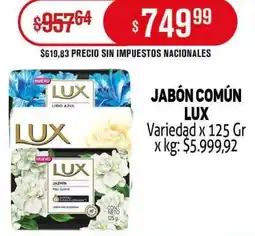 Makro Lux jabón común variedad oferta
