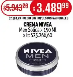 Makro Nivea crema men solida oferta