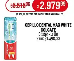 Makro Colgate cepillo dental max white blister oferta