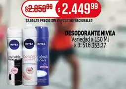Makro Nivea desodorante variedad oferta