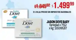 Makro Jabon dove baby variedad oferta
