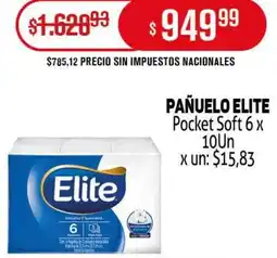 Makro Elite pañuelo pocket soft oferta