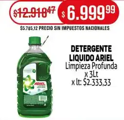 Makro Ariel detergente liquido limpieza profunda oferta