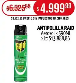 Makro Raid antipolilla aerosol oferta