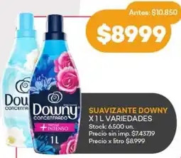 Supermercados Tadicor Downy suavizante variedades oferta