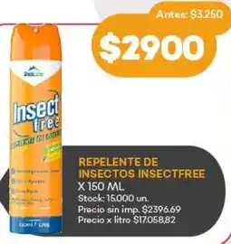 Supermercados Tadicor Insectfree repelente de insectos oferta