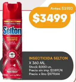 Supermercados Tadicor Selton insecticida oferta
