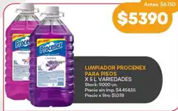 Supermercados Tadicor Procenex limpiador para pisos oferta