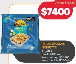 Supermercados Tadicor Mccain papas noisette oferta