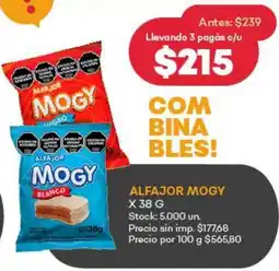 Supermercados Tadicor Alfajor mogy oferta