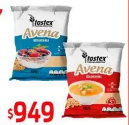 Supermercados Top Tostex avena trad/ex.fina/inst/salvado oferta
