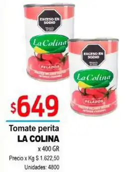 Supermercados Top La colina tomate perita oferta