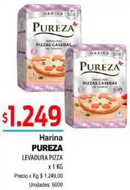 Supermercados Top Pureza harina levadura pizza oferta