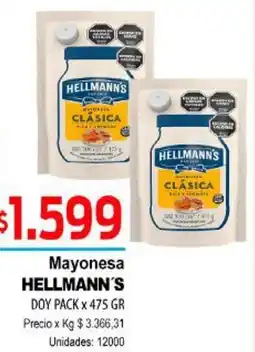 Supermercados Top Hellmann's mayonesa doy pack oferta