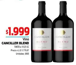 Supermercados Top Canciller blend vino tinto oferta
