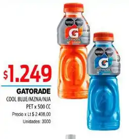 Supermercados Top Gatorade cool blue/mzna/nja pet oferta