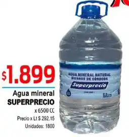 Supermercados Top Superprecio agua mineral oferta