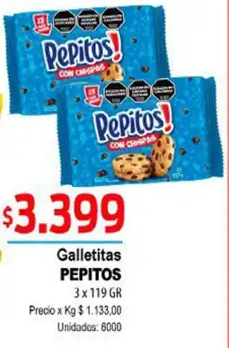 Supermercados Top Pepitos galletitas oferta