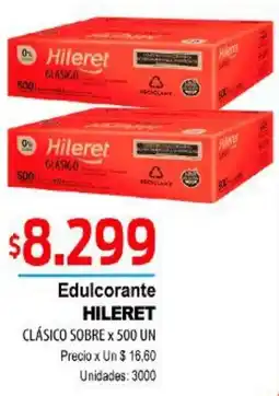 Supermercados Top Hileret edulcorante clásico sobre oferta