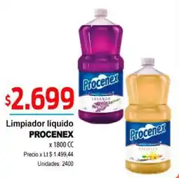 Supermercados Top Procenex limpiador líquido oferta