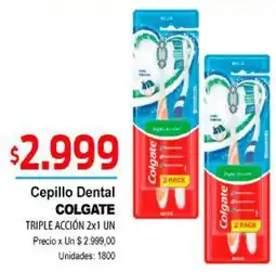 Supermercados Top Colgate cepillo dental triple acción oferta