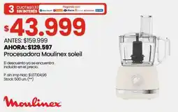 Punto Mayorista Moulinex soleil procesadora oferta