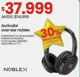 Punto Mayorista Noblex auricular over ear oferta
