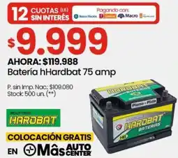 Punto Mayorista Hardbat batería oferta
