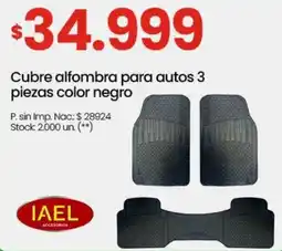 Punto Mayorista Iael cubre alfombra para autos oferta