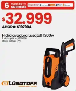 Punto Mayorista Lüsqtoff hidrolavadora oferta