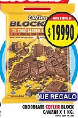Supermercados Becerra Cofler chocolate oferta