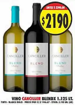 Supermercados Becerra Canciller vino clendi oferta