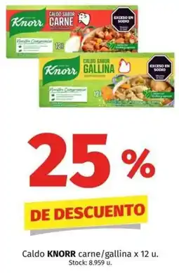 Hipermercado Libertad Knorr caldo carne/gallina oferta