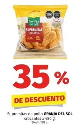 Hipermercado Libertad Granja del sol supremitas de pollo crocantes oferta