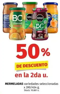 Hipermercado Libertad Mermeladas variedades seleccionadas oferta