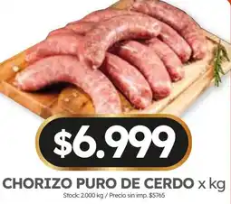 Cordiez Chorizo puro de cerdo oferta