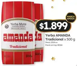 Cordiez Amanda yerba tradicional oferta