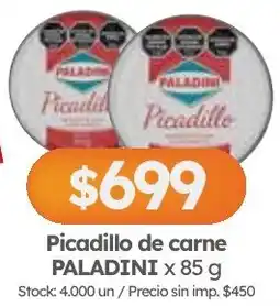 Cordiez Paladini picadillo de carne oferta