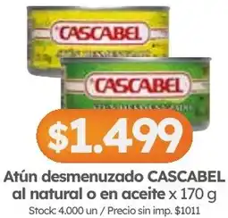 Cordiez Cascabel atún desmenuzado oferta