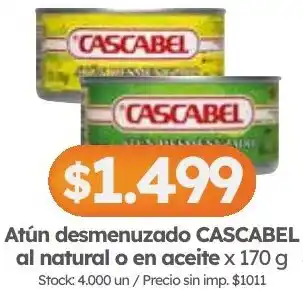 Cordiez Cascabel atún desmenuzado oferta