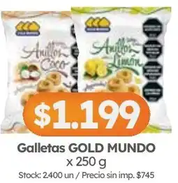 Cordiez Gold mundo galletas oferta